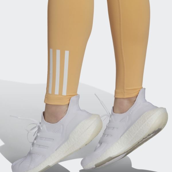 Adidas Hyperglam AEROREADY Training High-Rise Tights Amber