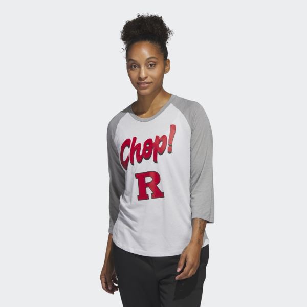 Ncaa-Rut-7a4-1 Adidas 3/4 Sleeve Baseball Tee