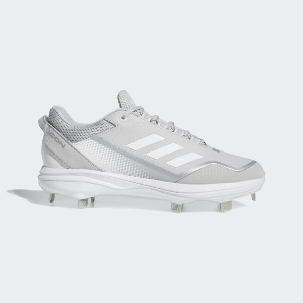 Adidas Icon 7 Cleats Light Grey