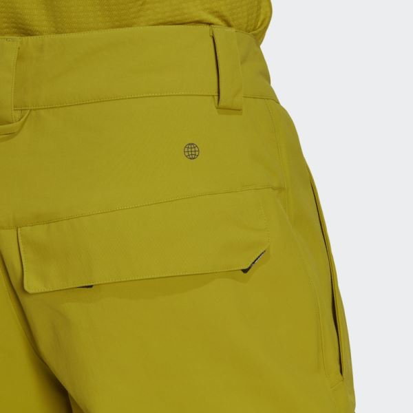 Adidas Terrex 3-Layer Post-Consumer Nylon Snow Tracksuit Bottoms Olive