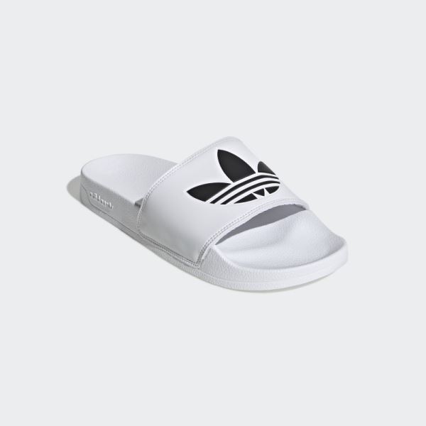 White Adilette Lite Slides Adidas