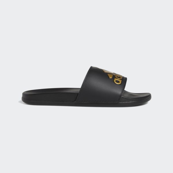 Adidas Adilette Comfort Slides Gold Metallic