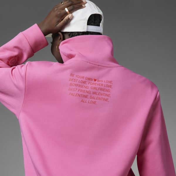 Magenta Adidas Valentine's Day Sweatshirt