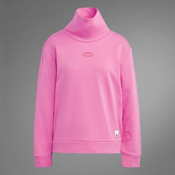 Magenta Adidas Valentine's Day Sweatshirt