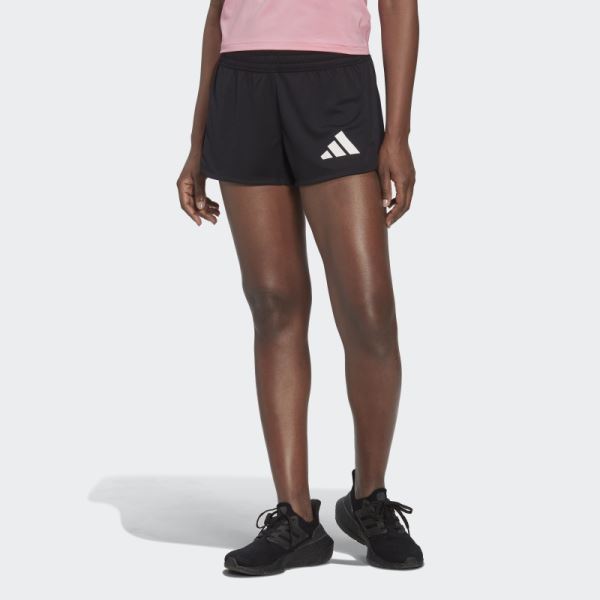 Pacer 3-Bar Knit Shorts Black Adidas