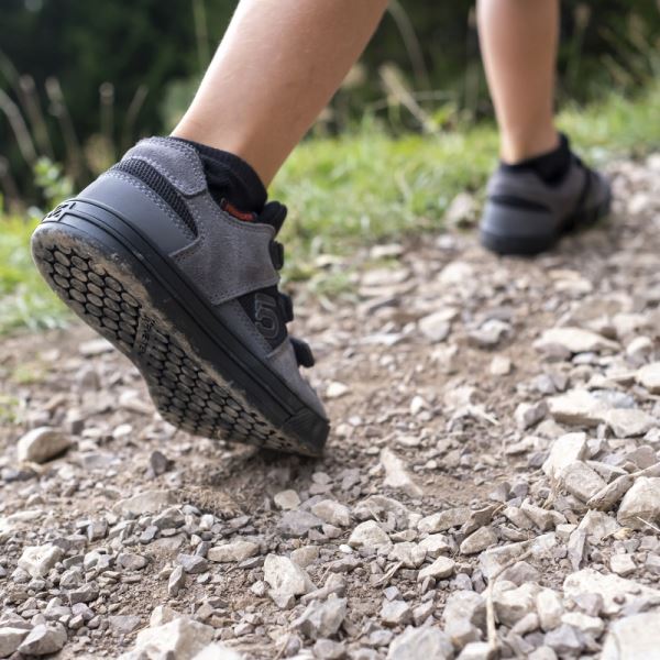 Grey Adidas Five Ten Freerider Mountain Bike Shoes