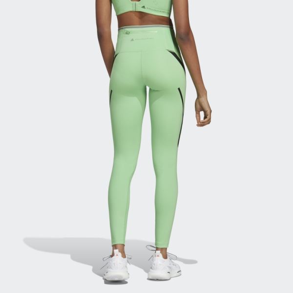 Adidas by Stella McCartney TruePace Running Leggings Flash Green