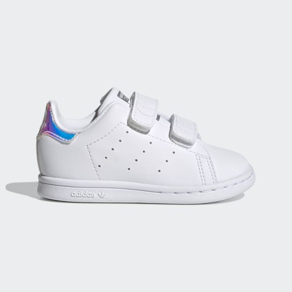 Silver Adidas Stan Smith Shoes Hot