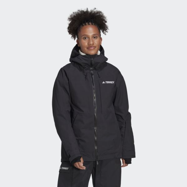 TERREX 3L POST-CONSUMER NYLON SNOW JACKET Adidas Black