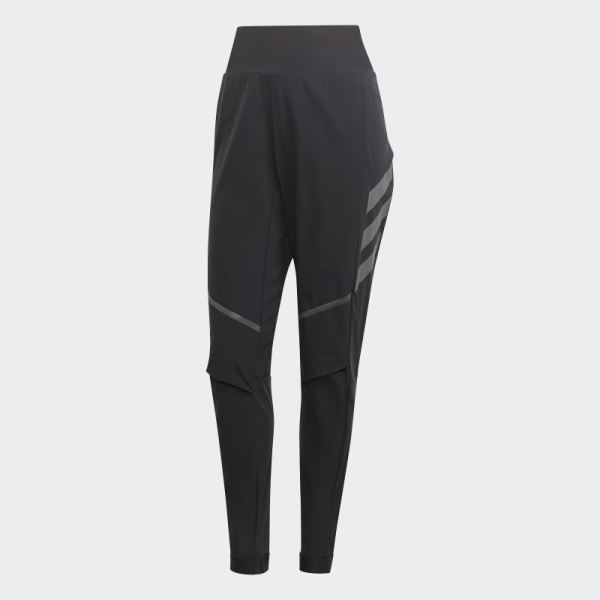 Adidas Terrex Agravic Hybrid Trail-Running Tracksuit Bottoms Black