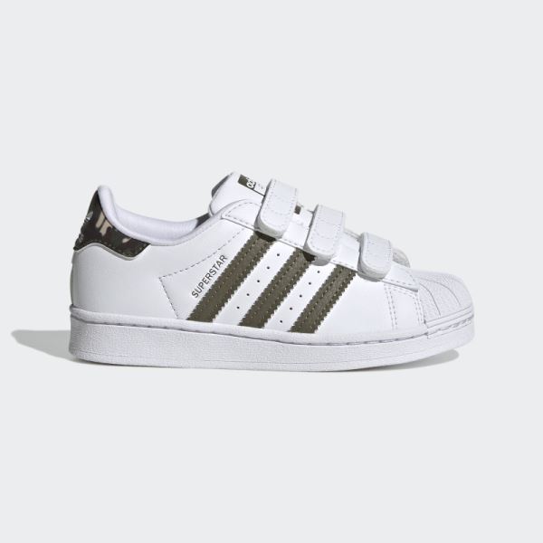 Adidas Superstar Shoes Olive