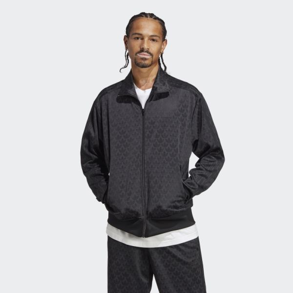 Adidas Graphics Monogram Track Top Black