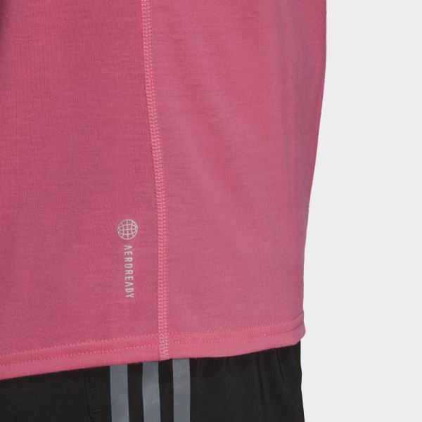 Run Icons Running Muscle Tank Magenta Adidas