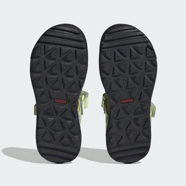 Green Adidas Terrex x LEGO Captain Toey Sandals