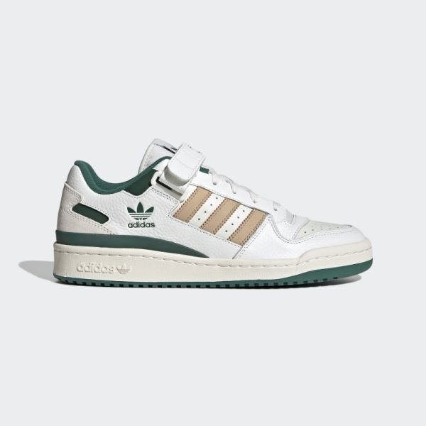 Adidas Dark Green Forum Low Shoes