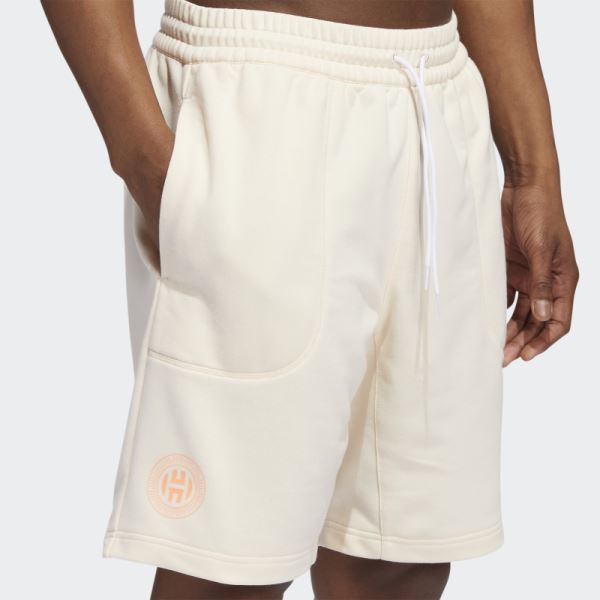 Adidas Harden Vol. 6 Shorts Ecru Tint