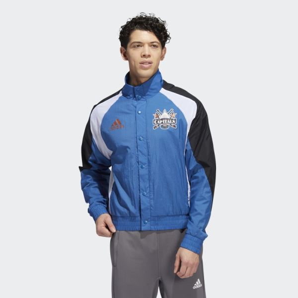 Adidas Capitals Reverse Retro Jacket Blue