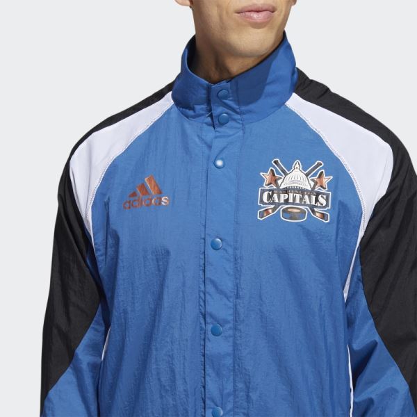 Adidas Capitals Reverse Retro Jacket Blue