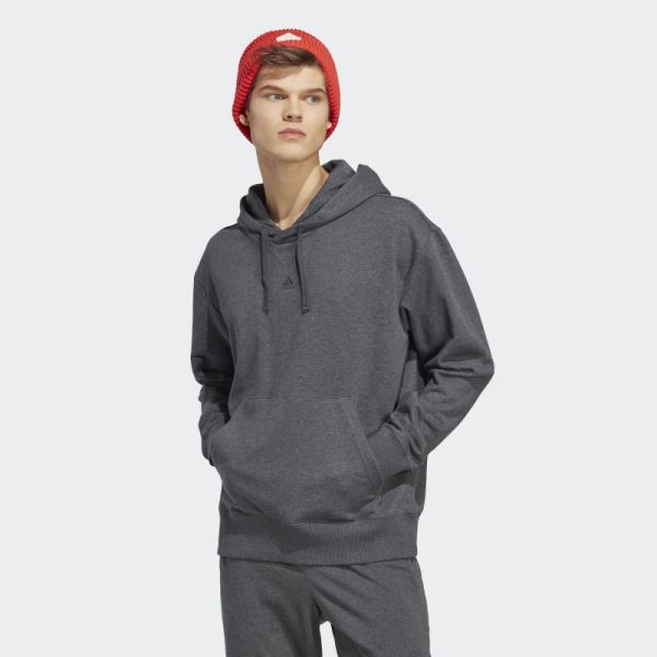 Adidas Dark Grey Heather ALL SZN French Terry Hoodie