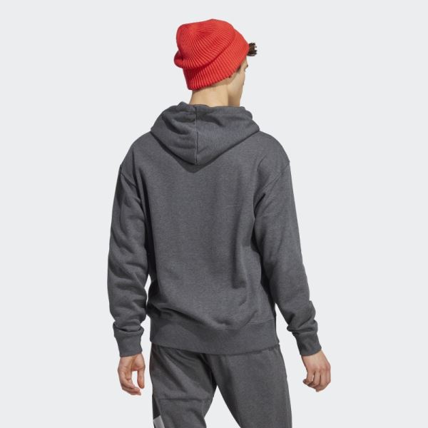 Adidas Dark Grey Heather ALL SZN French Terry Hoodie