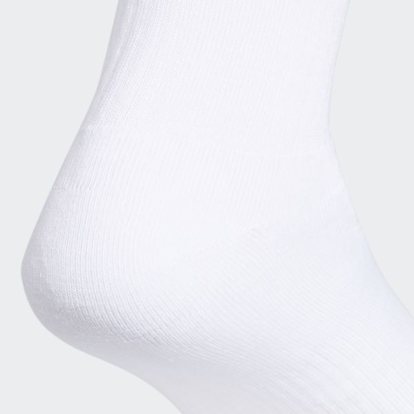 Whiteb Trefoil Crew Socks 6 Pairs Adidas