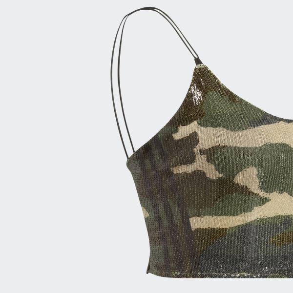 Aop Camo Sequin Tank Top Adidas