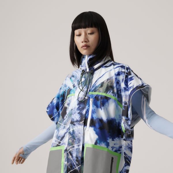 Adidas by Stella McCartney TrueNature Packable Jacket Printed Hot White