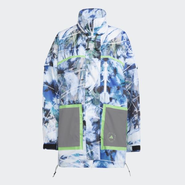 Adidas by Stella McCartney TrueNature Packable Jacket Printed Hot White