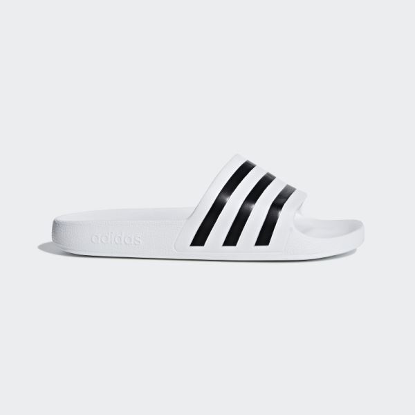 Adilette Aqua Slides Adidas White