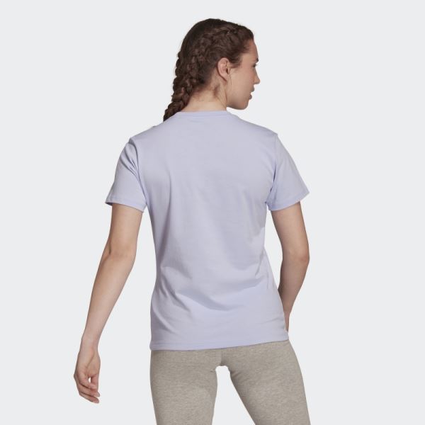 Adidas Violet Tone Essentials Logo Tee