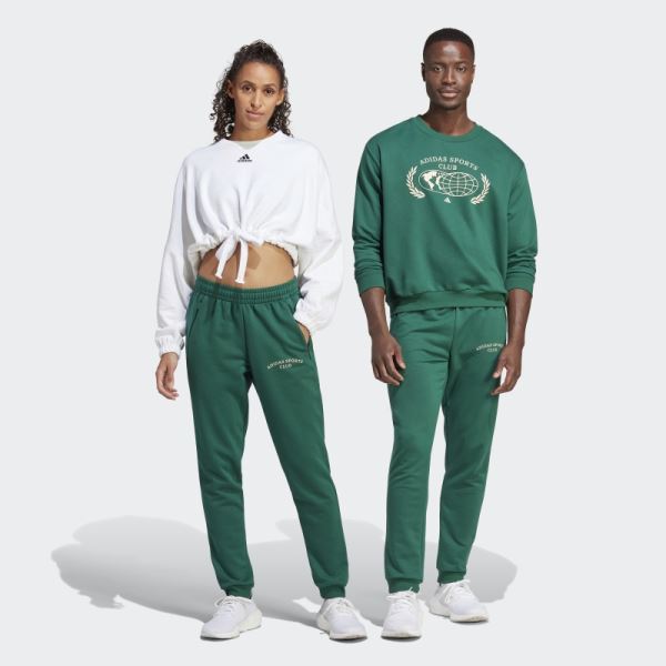 Adidas Sports Club Joggers Green