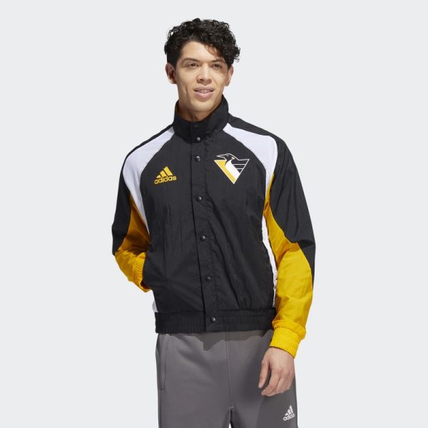 Adidas Penguins Reverse Retro Jacket Black