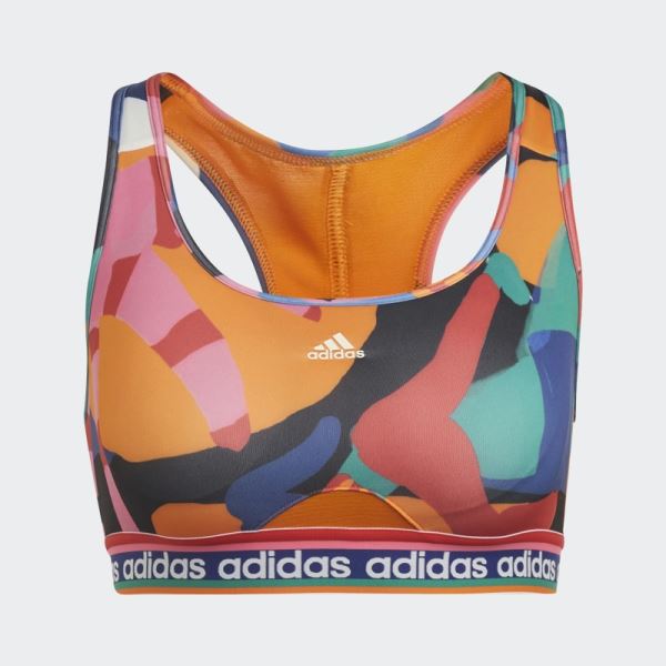 Adidas x FARM Rio Medium-Support Bra Fashion Bold Green