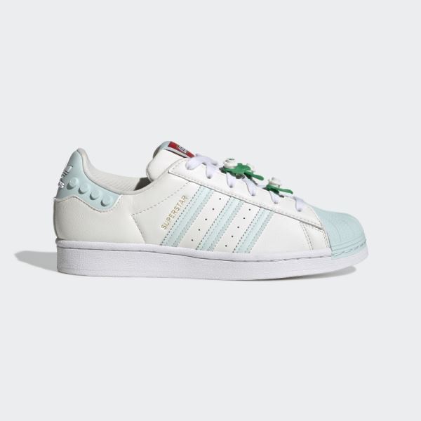 Adidas Superstar x LEGO White Shoes Hot