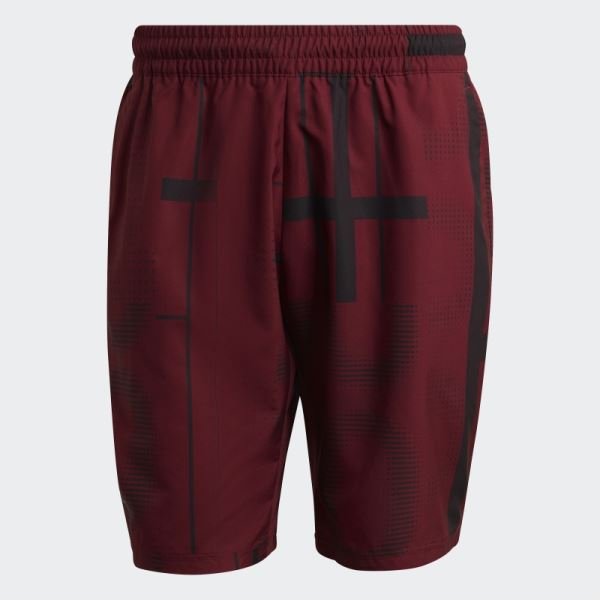 Club Graphic Tennis Shorts Adidas Red