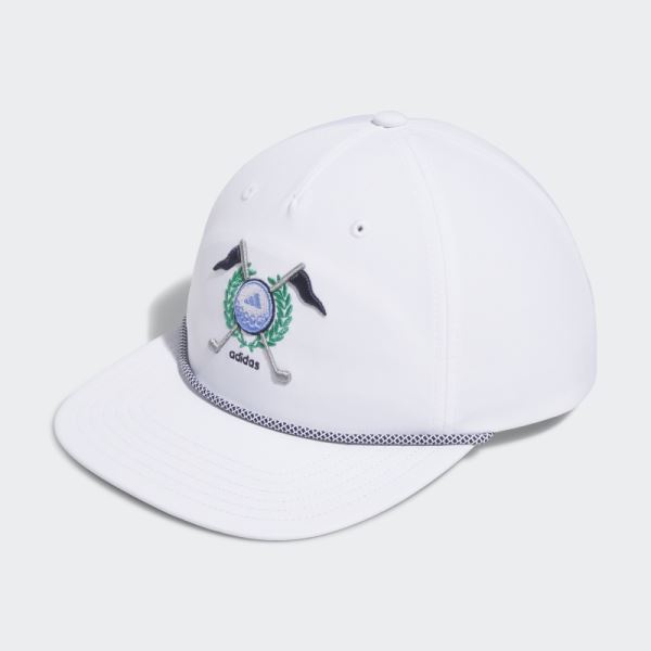 White Retro Five-Panel Cap Adidas