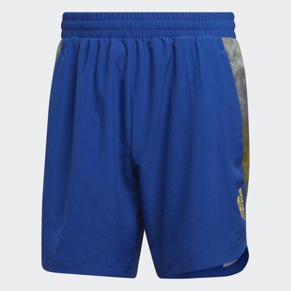 Royal Blue Designed for Movement AEROREADY HIIT Graphic Training Shorts Adidas