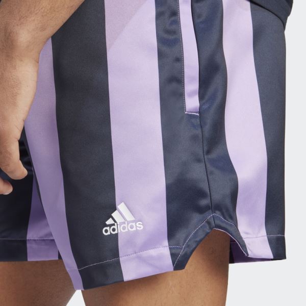 Satin Shorts Violet Adidas