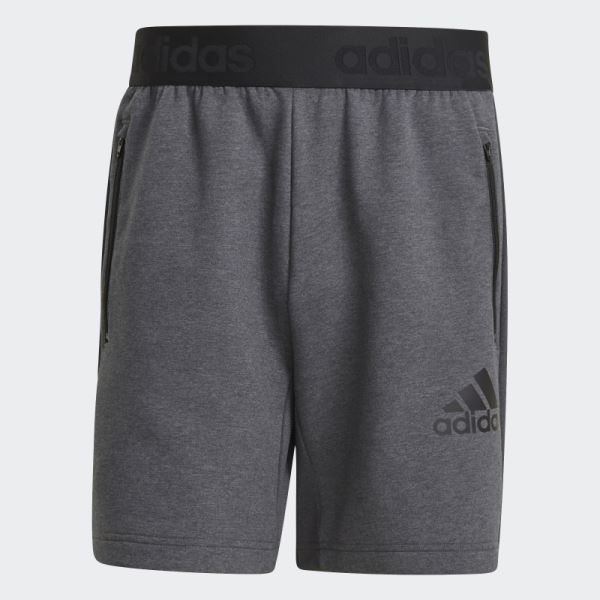 Dark Grey Heather Fashion Adidas Designed To Move Motion AEROREADY Shorts