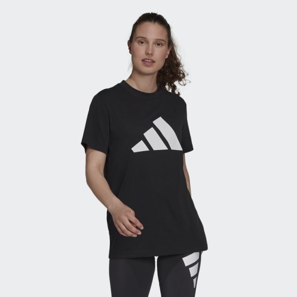 Adidas Future Icons Logo Graphic Tee Black