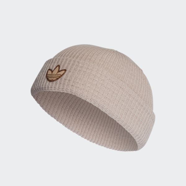 Taupe Adicolor Contempo Short Beanie Adidas