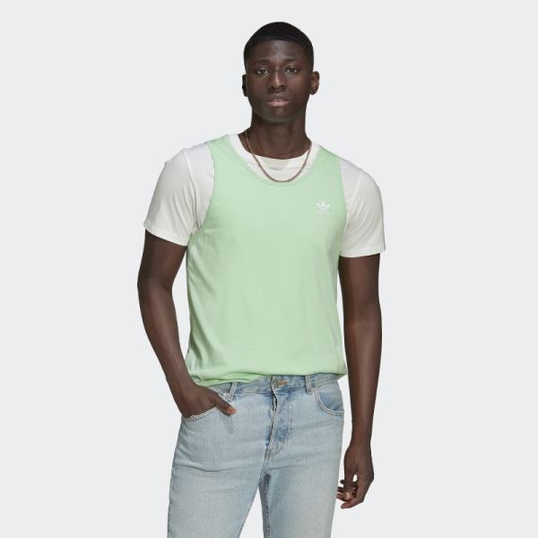 Adicolor Essentials Trefoil Tank Top Glory Mint Adidas