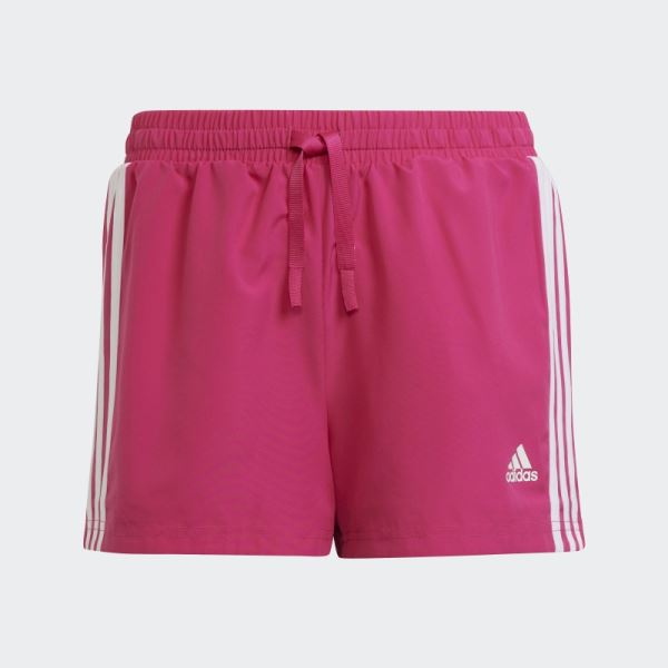 Adidas Designed To Move 3-Stripes Shorts Hot Real Magenta