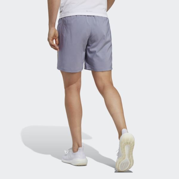 Adidas Silver Violet Boston Marathon 2023 Own the Run Shorts