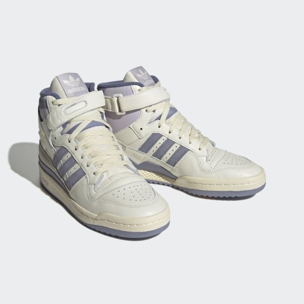 Adidas Forum 84 High Shoes Silver Violet