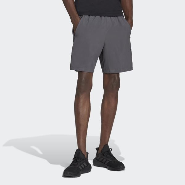 Grey Adidas Train Essentials Woven Training Shorts