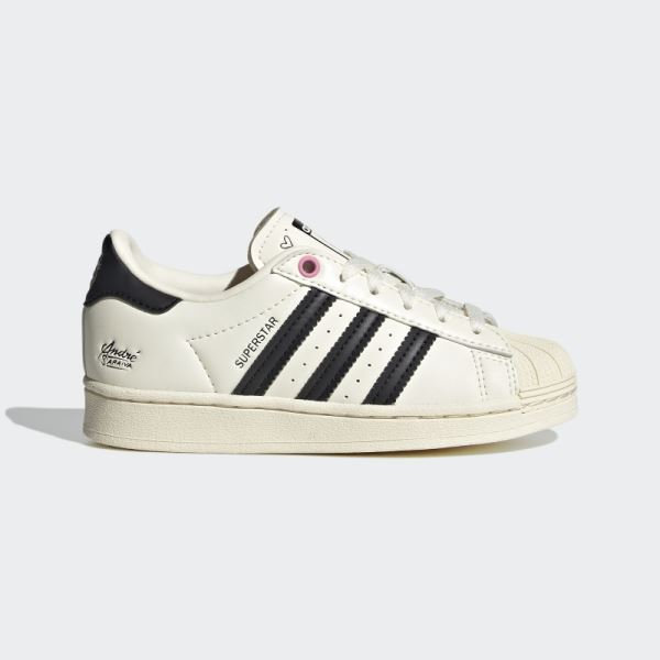 White Adidas Superstar x André Saraiva Shoes