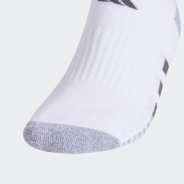 White Cushioned No-Show Socks 3 Pairs Adidas