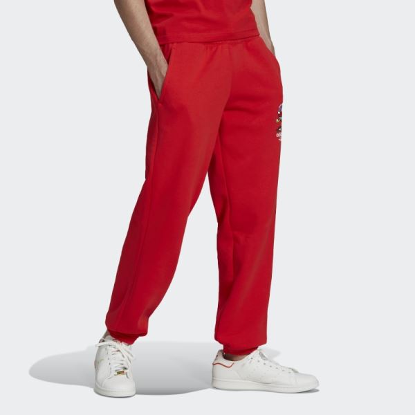 Christmas Sweat Joggers (Gender Neutral) Red Adidas