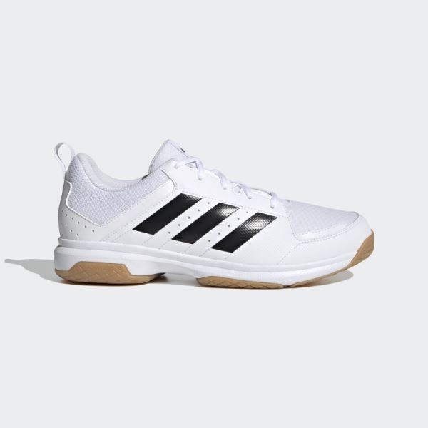 Adidas White Ligra 7 Indoor Shoes